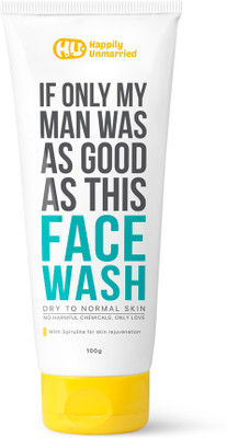 

Happily Unmarried Face Wash - Dry to Normal Skin 100ml Face Wash(100 ml)