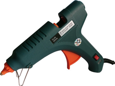 

glun 80W Siron Heavy duty leak proof copper coated Nozzle Standard Temperature Corded Glue Gun(11 mm)