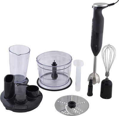 

Shrih Stylish Chopper and Slicer 600 W Chopper, Hand Blender, Stand Mixer(Black)