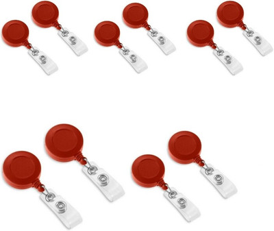 

ART ME Plastic ID Badge Holder, ID Badge Reel(Pack of 10)
