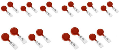 

ART ME Plastic ID Badge Holder, ID Badge Reel(Pack of 20)