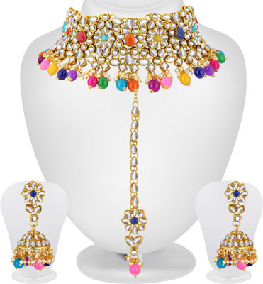

Spargz Alloy Jewel Set(Multicolor)