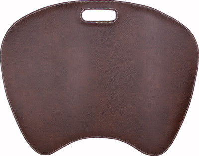 

Saco All-Purpose Slate Lap Desk with a built-in handle, curved edge and super-soft cushion Pad for laptops and Notebooks - Brown Laptop Stand