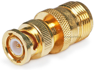 

Monoprice s BNC Male to N Female Adapter - Gold Plated(Gold)
