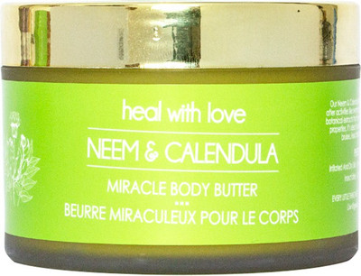 

LOVE ORGANICALLY Neem & Calendula Miracle Body Butter - Natural & Organic Designed To Wrap Your Child and You In a Nourishing, Protective Layer of Love - Perfect For Irritated / Allergy Prone / Dry / Eczema Prone Skin(200 g)