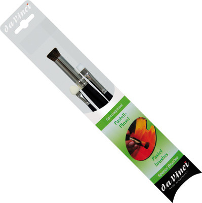 

DA VINCI Pony Round Paint Brushes(Set of 3, BLACK & WHITE)