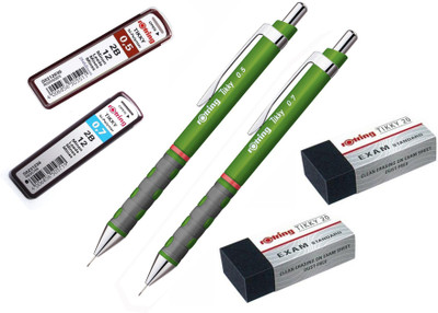 

rotring 2B Leads Tikky Eraser Pencil(Set of 2, Dark Green)