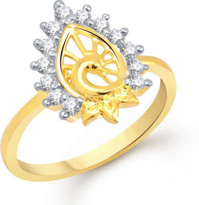 82% OFF on VK Jewels Inspired Mayur Shaped for Women and Girls Alloy Cubic Zirconia Gold Plated Ring 82% OFF on VK Jewels Inspired Mayur Shaped for Women and Girls Alloy Cubic Zirconia Gold Plated Ring