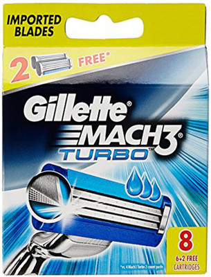 

Gillette mach3-turbo(Pack of 8)