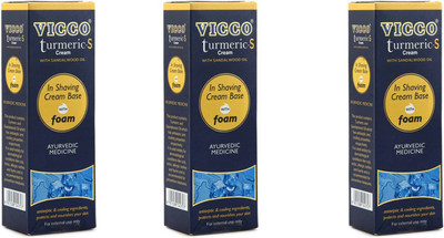 

VICCO TURMERIC-S FOAM BASE SHAVING CREAM 70GM (PACK OF 3)(70 g)