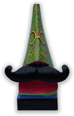 

LazyBrats Decorative Showpiece - 15 cm(Wooden, Multicolor)