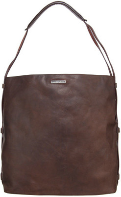 

Navshi Women Casual Brown Genuine Leather Hand-held Bag