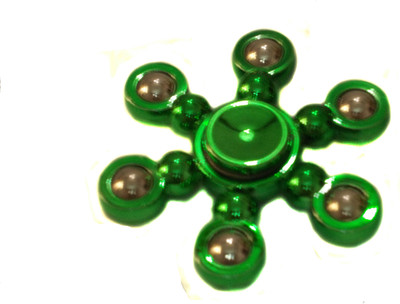 

Manthan GREEN FIDGET SPINNER LONG LASTING SPINE MADE OF METAL(Green)