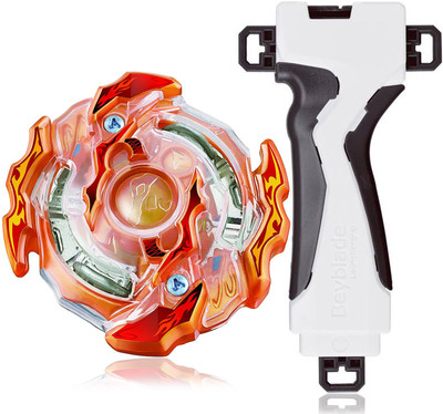 

Apurbas Beyblade burst B-36 booster Rising Laguna torque .G.R Launcher + grip(Orange)