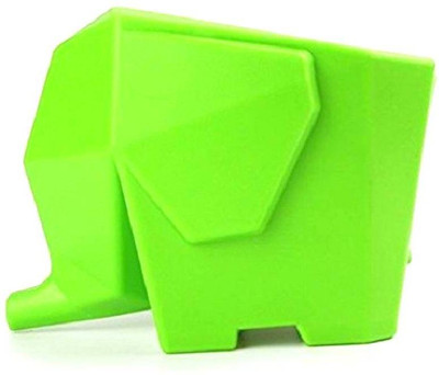 

ZEVORA Multipurpose Elephant Pattern Kitchen Bathroom Washroom Water Drain Device Pot Holders Plastic Toothbrush Holder(Green)