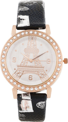 Westery Paris Fashion Black Watch - For Women
