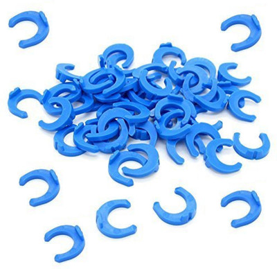 

Morning Star Technology Blue Lock Clips For Ro Push Fit Type Connectors-1/4 Inch (pack of 60 pcs ) Solid Filter Cartridge(0.5, Pack of 60)