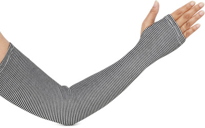 

FabSeasons Cotton Arm Sleeve For Men & Women(Free, White)