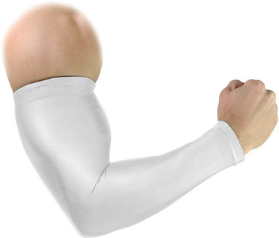

BLOOMUN Nylon Arm Sleeve For Men & Women(Free, White)