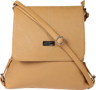 

STEEMO women Sling Beg Waterproof Sling Bag(Beige, 3 L)