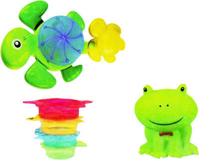 

Emob 6 in 1 Baby Bathtime Ocean Fun play sets for New Born & Infants Bath Toy(Multicolor)