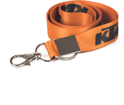 

Techpro Ktm Orange ID tag Locking Key Chain(Multicolor)
