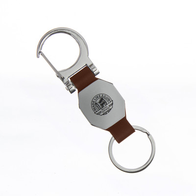 

Techpro Royal Enfield Ring lock Made like gun Brown Locking Key Chain(Multicolor)