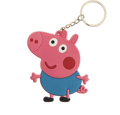 

Techpro Doublesided George pig Key Chain(Multicolor)