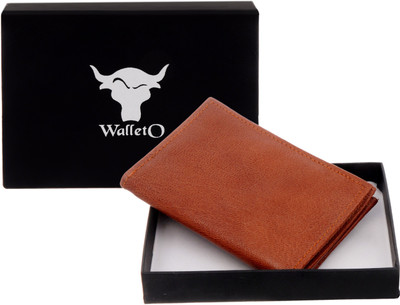 

WALLETO Unisex 100% Genuine Leather Business Card, Personal Id,Credit Card, Driving Licence Card Holder Cum Mini Money Wallet (003_Tan), Slots Space for 20 Card Holder(Set of 1, Tan)