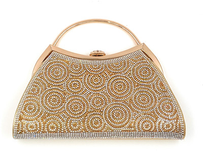 

24x7 Casual Gold Clutch