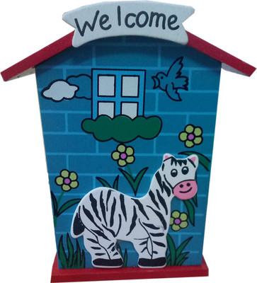 

Shoppernation Cute Zebre Design Small Coin Bank Coin Bank(Multicolor)