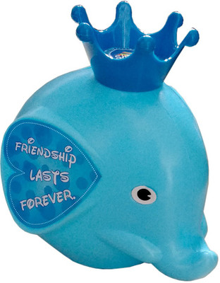 

Shoppernation Cute Elephant Design Plastic Coin Bank Coin Bank(Multicolor)