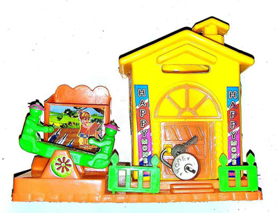 

FINE FIESTA Happy Money Bank Coin Bank(Multicolor)