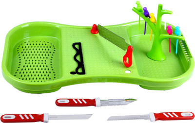 

Skyline Cutting Board with Freebie Knife Set & Tree Bird Fork Set Plastic, Stainless Steel Cutting Board(Multicolor Pack of 1)