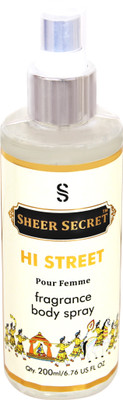 

SHEER SECRET HI STREET BODY SPRAY Body Mist - For Women(200 ml)