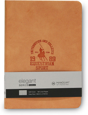 

MANOGYA A5 Notebook(ELIGANT SERIES, Peach)