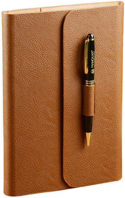 

MANOGYA A5 Notebook(UNISEX SERIES, DARK BROWN)