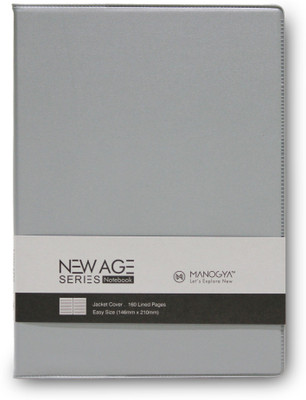 

MANOGYA A5 Notebook(NEW AGE SERIES, Grey)