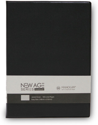 

MANOGYA A5 Notebook(NEW AGE SERIES, Black)