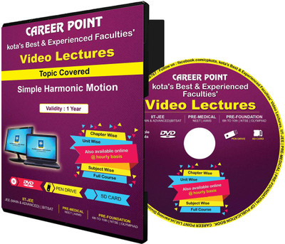 

Career Point Kota JEE/NEET Video Lectures on DVD : Simple Harmonic Motion : by Career Point, Kota Faculty(DVD)