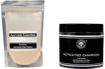 

Ayurveda Essentials Premium Bentonite Clay Powder with Activated Charcoal(135 g)