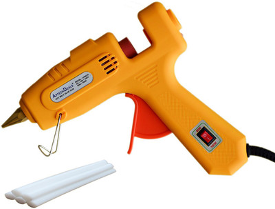 

Billionbag Hot Melt DIY Glue Gun kit 60 Watt For Paper & Cloth,School Projects High-Tech Qick Repairs Professional Electronic Crown Standard Temperature Corded Glue Gun(11 mm)