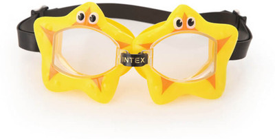 

Intex ® Original Star Fish Design Fun Swimming Goggles For All Age Groups Water Sports Goggles(Yellow)
