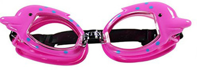 

Intex ® Original Dolphin Design Fun Swimming Goggles For All Age Groups Water Sports Goggles(Purple)