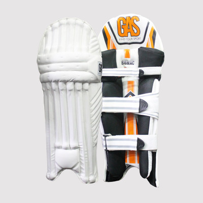 GAS Bigmac Large Men's (44 - 48 cm) Batting Pad(White, Senior)