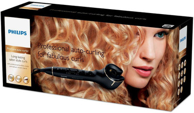 

Philips ProCare Auto Curler HPS940/00 Curling Iron (Long-Lasting Salon Style Hair Curler(Black)