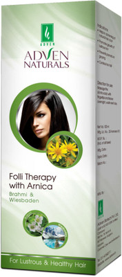 Adven Naturals Folli Therapy with Arnica Brahmi & Wiesbaden (Pack of two) Hair Oil(200 ml)
