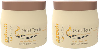 

Asbah Gold Touch Hair Spa Cream Pack Of 2(900 g)