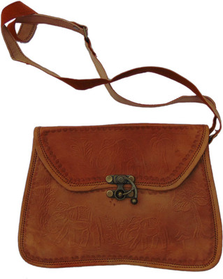 

KAMSINTERNATIONAL Sling Bag(Brown)