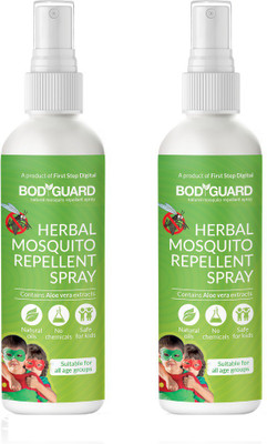 

BodyGuard Natural Anti Mosquito Repellent Spray - Set of 2-100 ml each(Pack of 2)